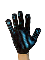 Перчатки х/б «Люкс с ПВХ» черный