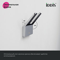 Крючок настенный двойной IDDIS хром серия SLIDE SLISC20i41, фото 6