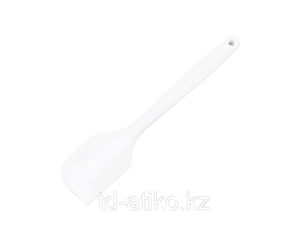 ТЕРМОСТОЙКАЯ СИЛИКОНОВАЯ ЛОПАТКА (БЕЛАЯ) (S)