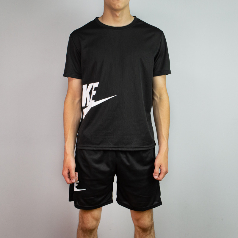 Мужской костюм Футболка + Шорты IKE, Size XXXL, Black