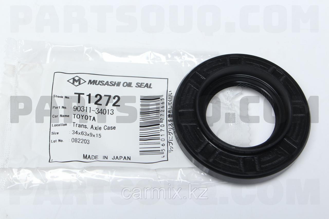 *T1272, 90311-34013, BC0587-A0,  Сальник привода левый TOYOTA AVENSIS CALDINA CARINA, MUSASHI, 34x63x9x15, фото 1