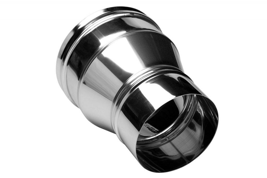 Переход Моно-Моно (ОЦ, t0.5) d115 -d120  L250 (РАСТРУБ.), фото 1