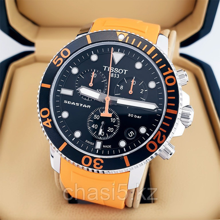 Мужские наручные часы Tissot T-Sport Seastar 1000 Chronograph - Дубликат (23435)