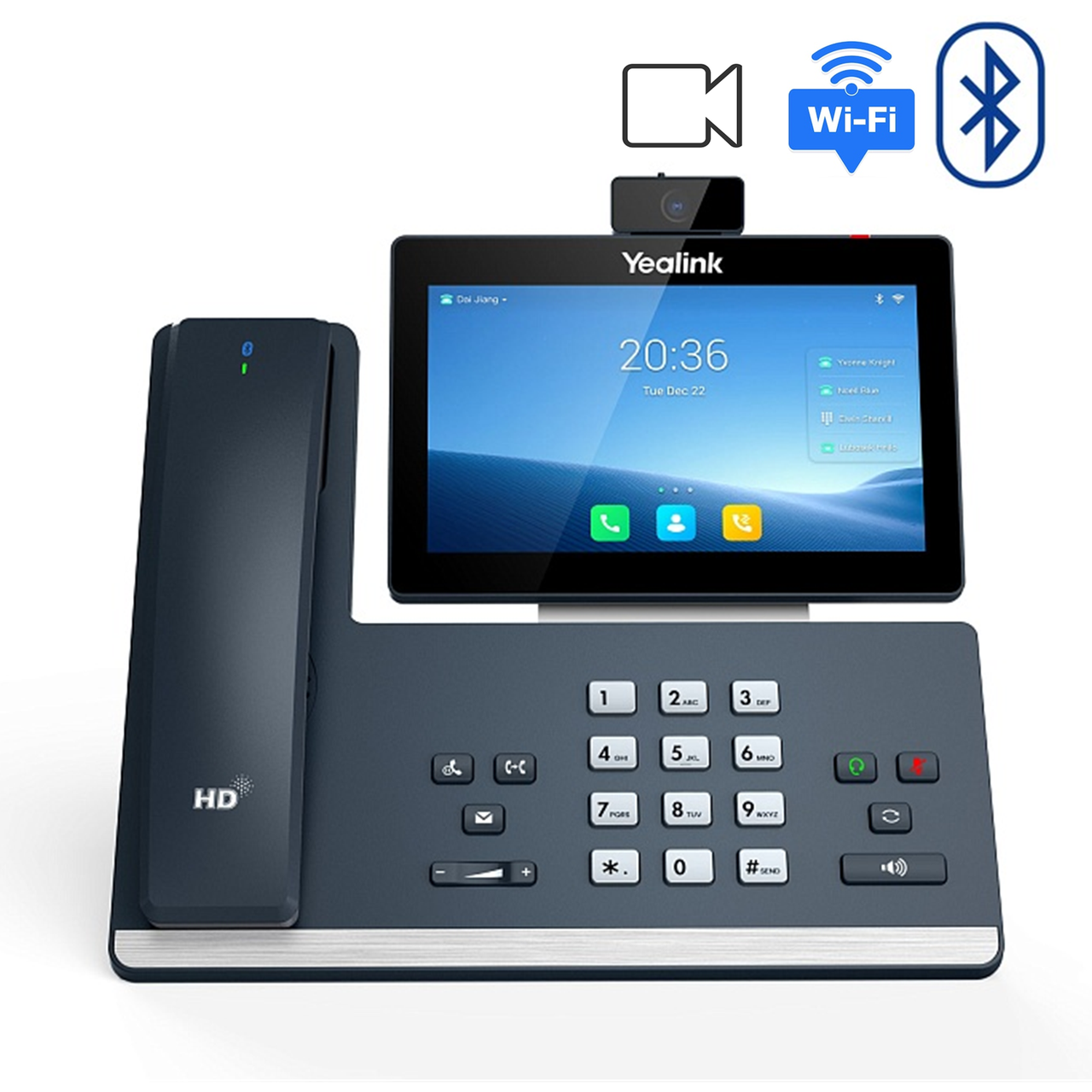 IP видео-телефон Yealink SIP-T58W Pro с камерой CAM50, фото 1