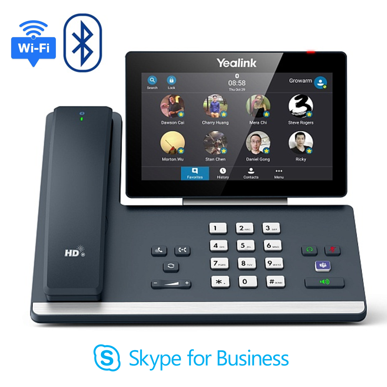 IP телефон Yealink MP58-WH Skype for Business, фото 1