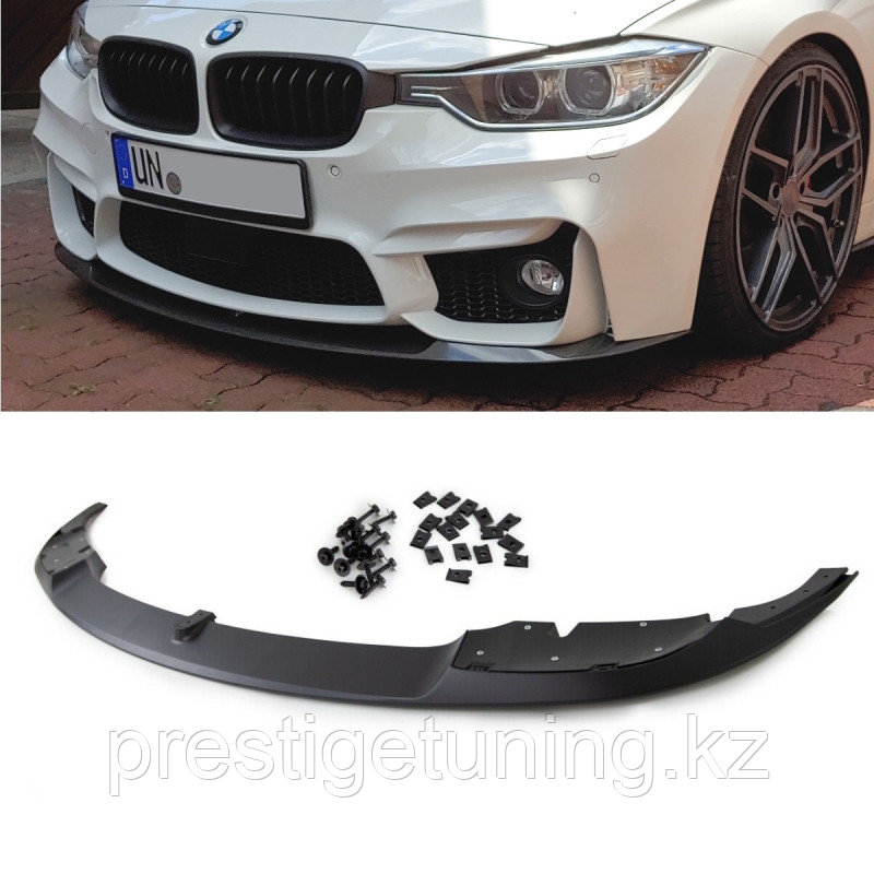 Сплиттер переднего бампера на BMW 3-серия (F30) 2011-16 M3