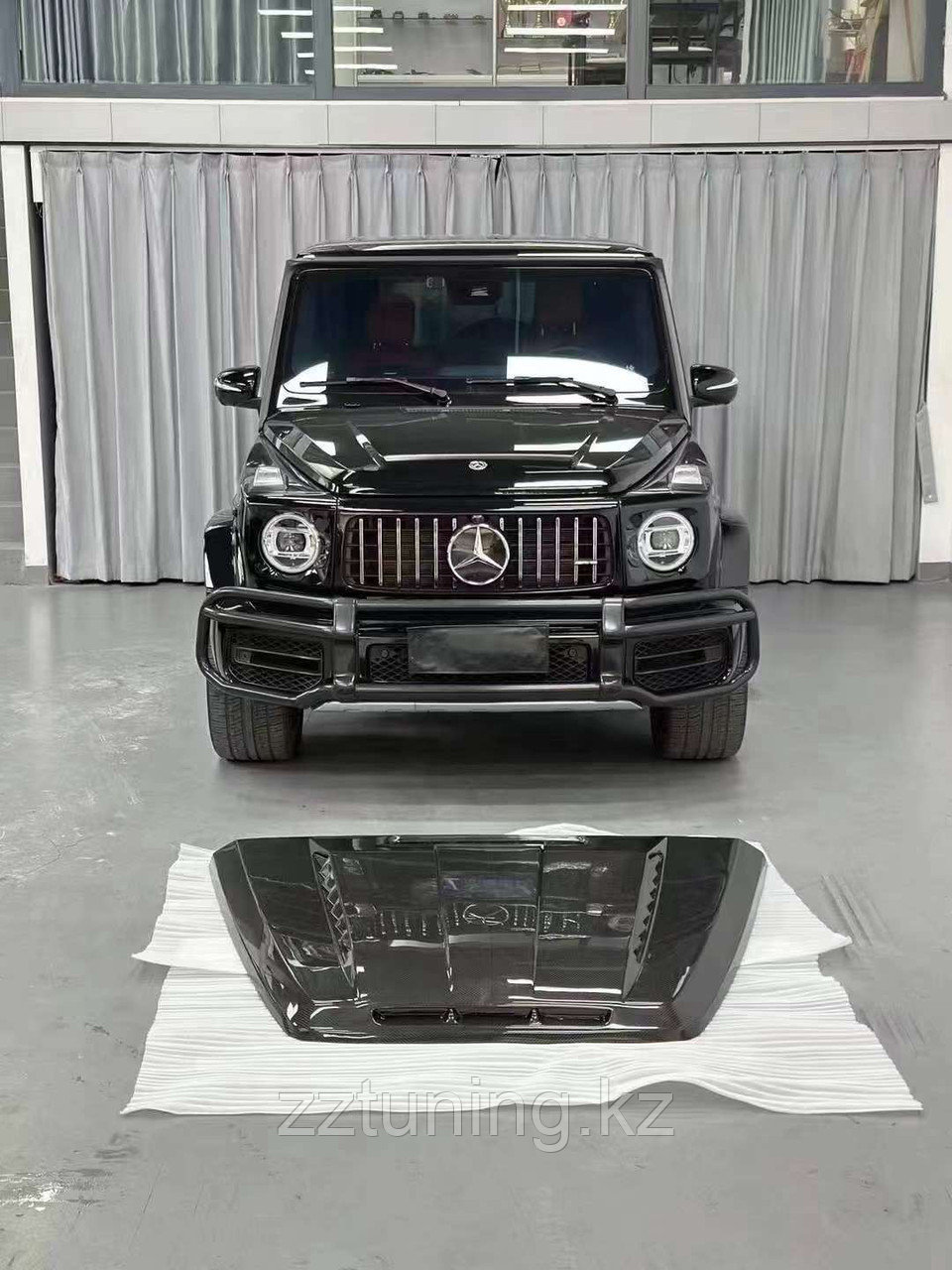 Капот оригинальный карбон для Mercedes Benz w464