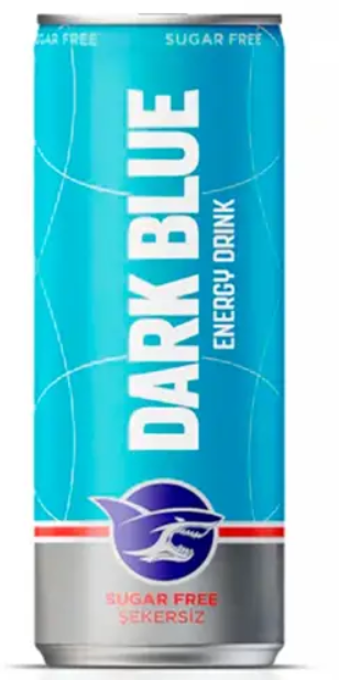 Энергетический напиток Dark Blue Sugar Free  250 ml (12 шт в упак)