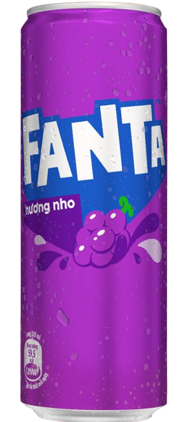 Fanta Grape Виноград 320 ml Вьетнам (24 шт-упак)