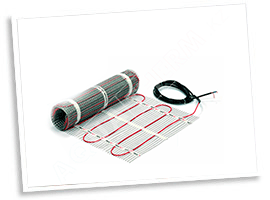 Нагревательный мат с тефлоновой изоляцией, двухжильный DEVImat 150T, фото 1