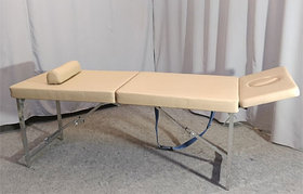 Профессиональный алюминиевый складной массажный стол для остеопатов FYSIOTECH COMPACT OSTEOPAT MEDIUM