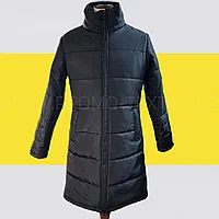 Зимняя куртка черного цвета | Куртка мужская черного цвета под нанесение логотипа