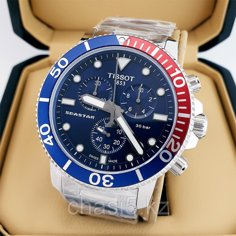 Мужские наручные часы Tissot T-Sport Seastar 1000 Chronograph - Дубликат (23443)