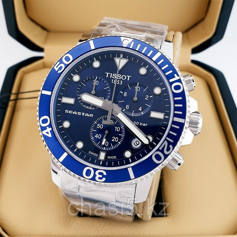 Мужские наручные часы Tissot T-Sport Seastar 1000 Chronograph - Дубликат (23442)