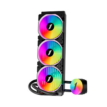Кулер с водяным охлаждением 1STPLAYER TS2 360 BLACK, фото 4