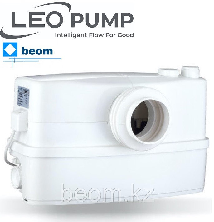 Канализационный насос LEO WC-600A (600Вт | 220В | л/мин 108 | Высота напор м 8.5 | под унитаз | раковина)