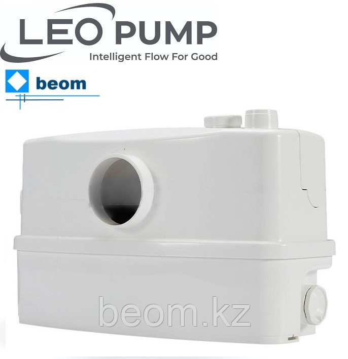 Канализационный насос LEO WC-601A (600Вт | 220В | л/мин 108 | Высота напор м 8.5 | под унитаз | раковина)