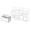 Встраиваемая электрическая духовка Nova Line Pheme 90 Black, фото 3