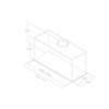 Встраиваемая кухонная вытяжка Elica Lane BL MAT/A/72, фото 2