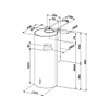 Встраиваемая кухонная вытяжка Faber Cylindra Plus BK Matt A37, фото 3