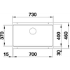 Кухонная мойка Blanco Etagon 700-U серый беж (525174), фото 2
