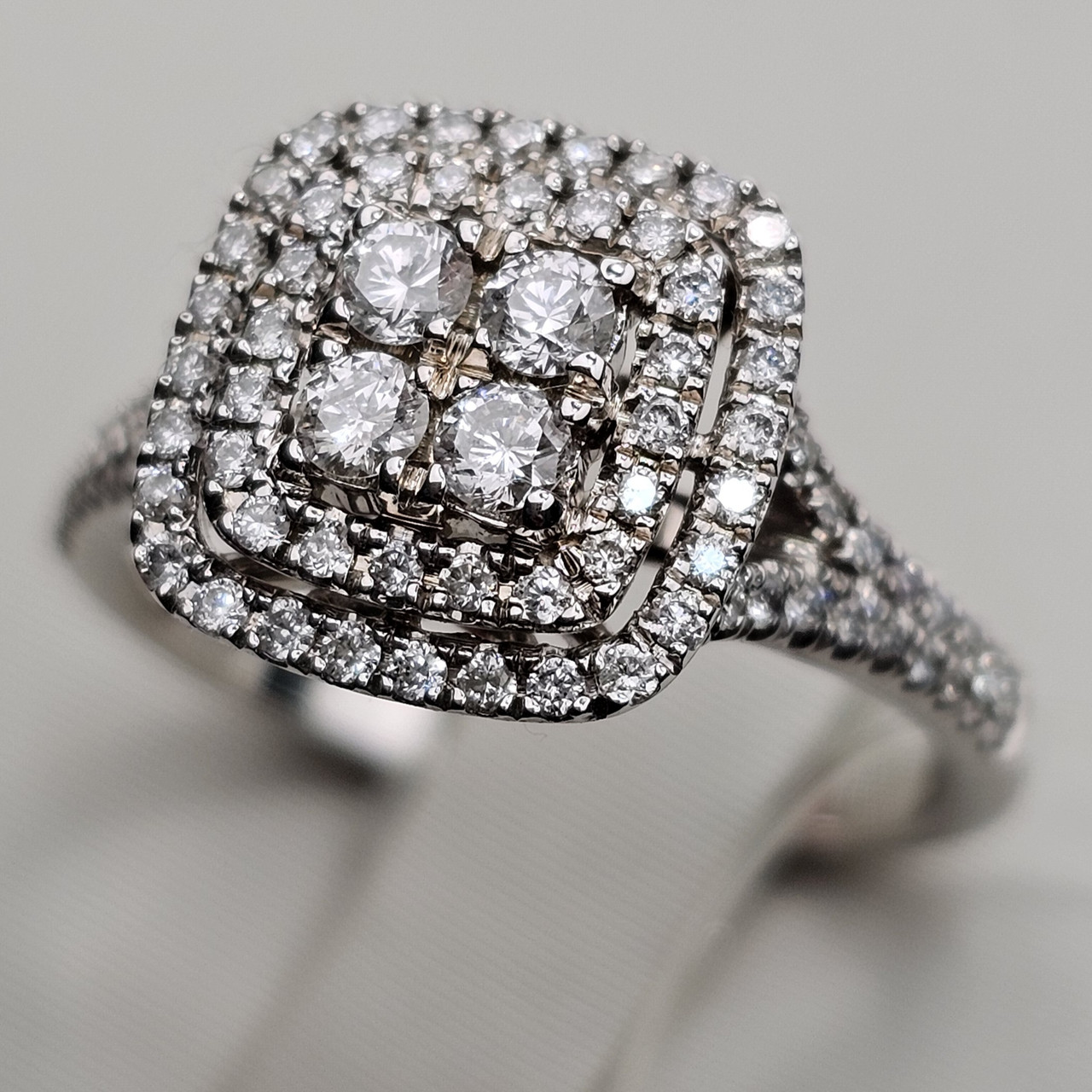 Золотое кольцо 17р с бриллиантом 0.60Сt VS2-SI1/H VG-Cut, фото 1