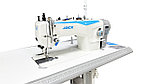Одноигольная швейная машина челночного стежка (С нижним и верхним транспортером ткани) JACK JK-H2-CZ, фото 3