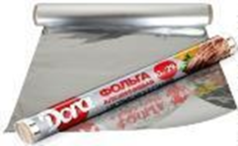 Фольга алюминиевая Dora для хранения и приготовления пищи, 10м*29см" 50шт/кор (11596)