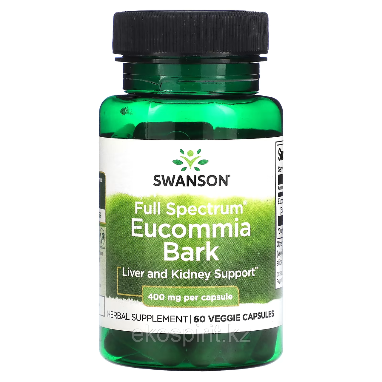 Swanson, Full Spectrum Eucommia Bark, для здоровья печени и почек