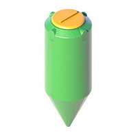 Емкость вертикальная цилиндрическая с коническим дном B350 (ЦКТ цилиндроконический танк)