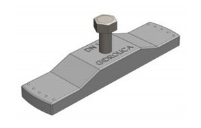 Крепеж Gidrolica для лотка водоотводного пластикового DN300