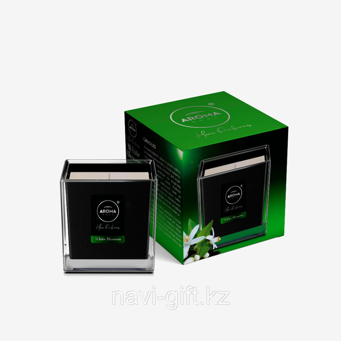 Ароматическая свеча Aroma Home Black Series Exotic Flower