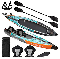 Каяк надувной двухместный P.F.OUTDOOR PRO