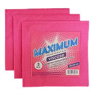Салфетки вискозные перфорированные Maximum, 3шт.