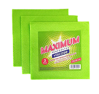 Салфетки вискозные перфорированные Maximum, 3шт.