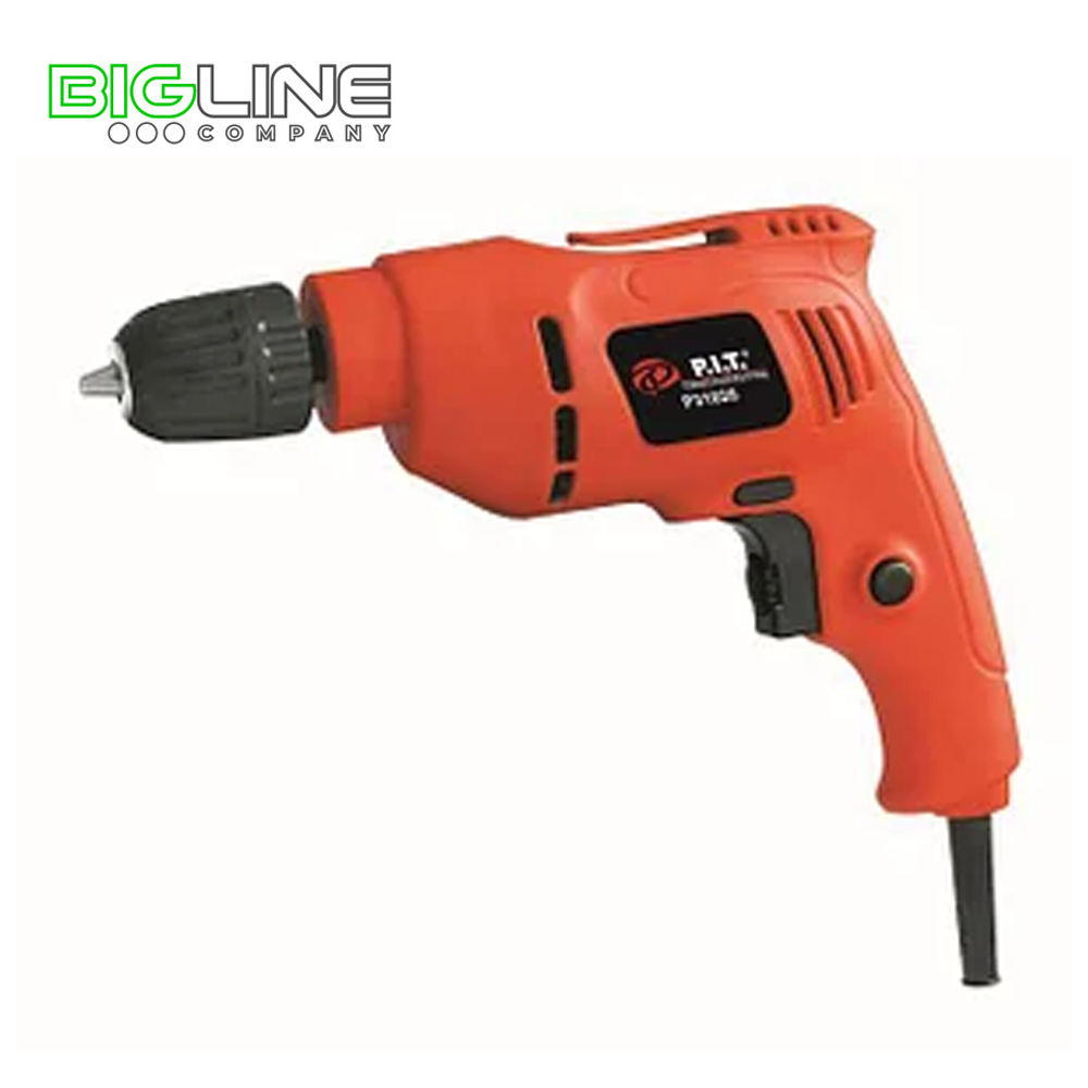 Дрель P.I.T.  31001 с пластиковым патроном, 600 W