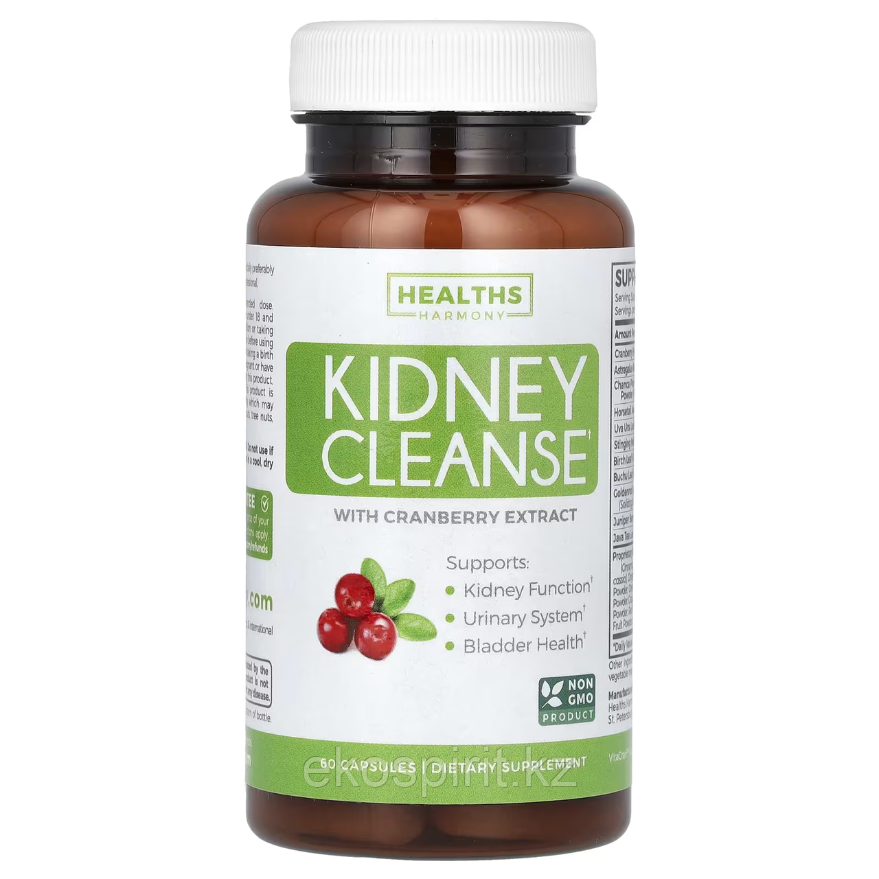 Healths Harmony, средство для очищения почек, с экстрактом клюквы