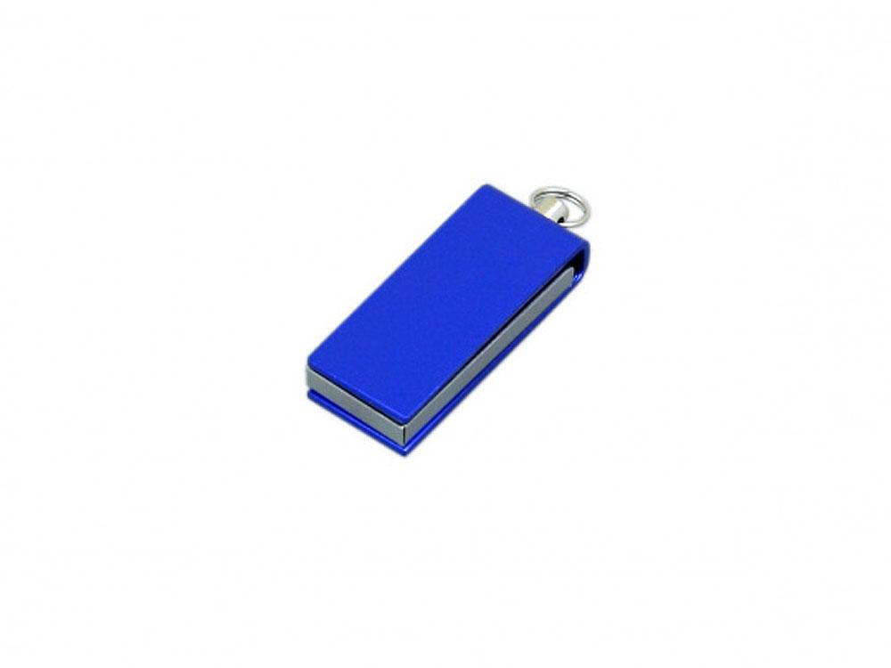 USB 2.0- флешка мини на 8 Гб с мини чипом в цветном корпусе, синий