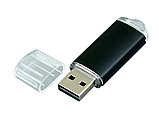 USB 2.0- флешка на 16 Гб с прозрачным колпачком, черный, фото 3