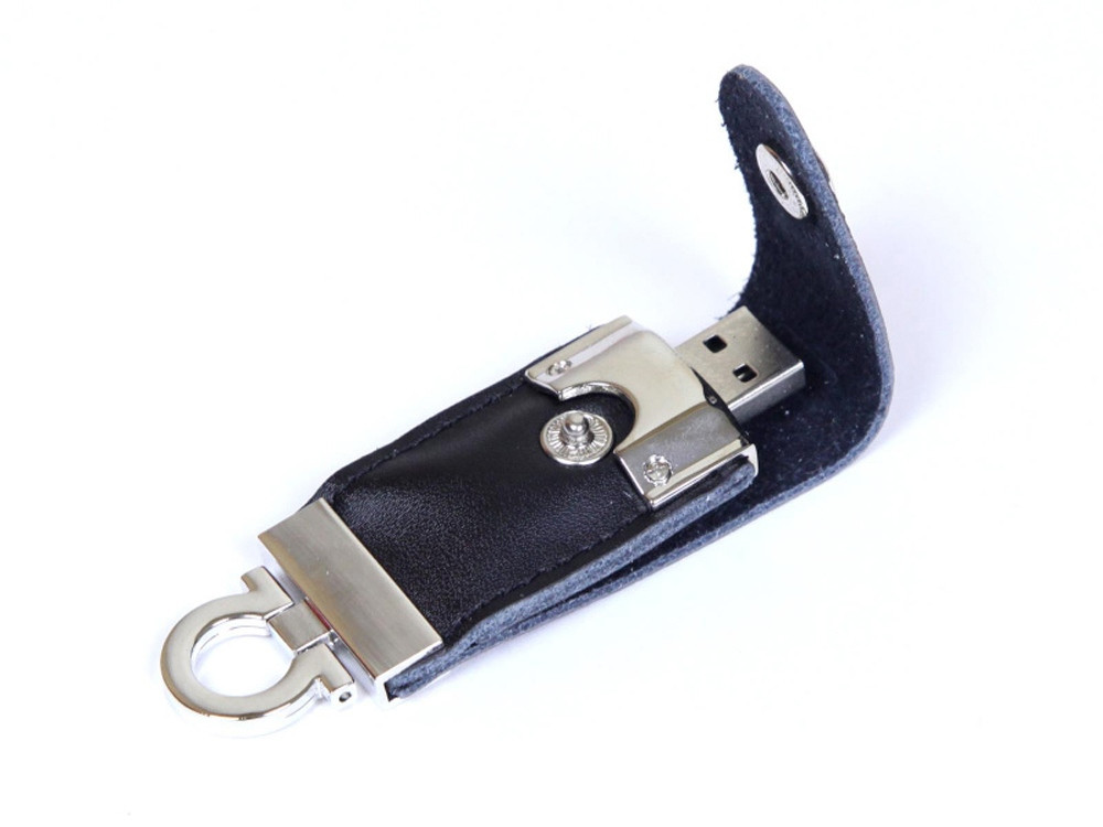 USB 2.0- флешка на 32 Гб в виде брелока, черный