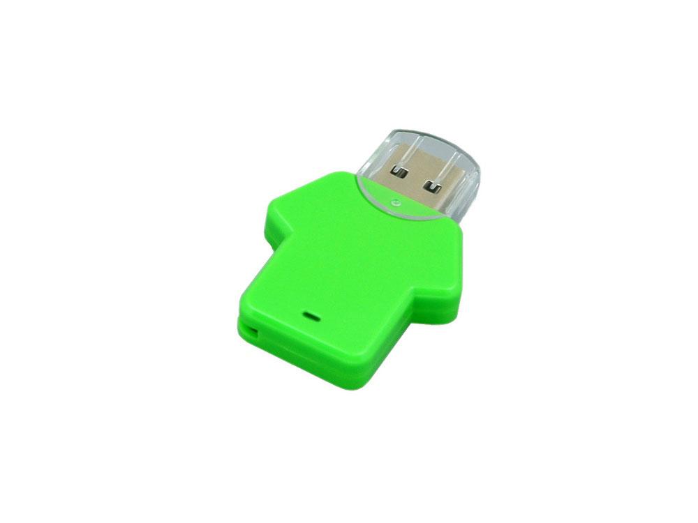 USB 3.0- флешка на 64 Гб в виде футболки, зеленый