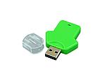 USB 3.0- флешка на 64 Гб в виде футболки, зеленый, фото 3