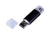 USB 3.0/micro USB/Type-C- флешка на 32 Гб, черный, фото 3