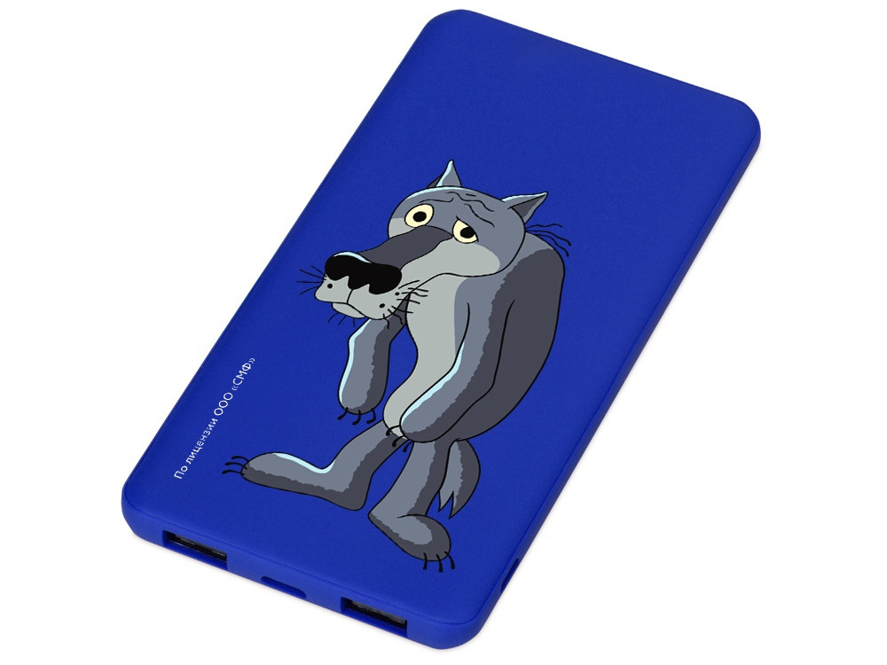 Внешний аккумулятор «Жил-был Пес», 5000 mAh, синий