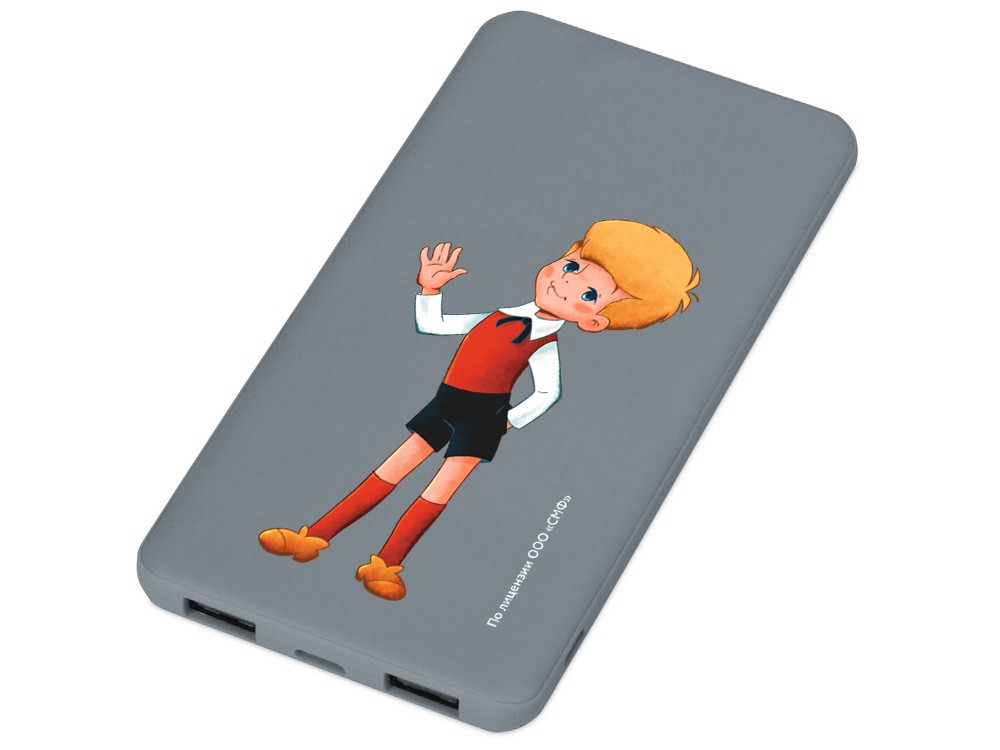 Внешний аккумулятор «Карлсон», 5000 mAh, серый