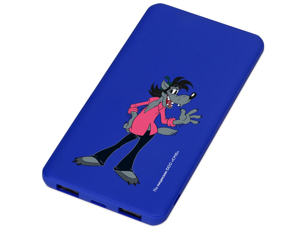 Внешний аккумулятор «Ну, погоди!», 5000 mAh, синий