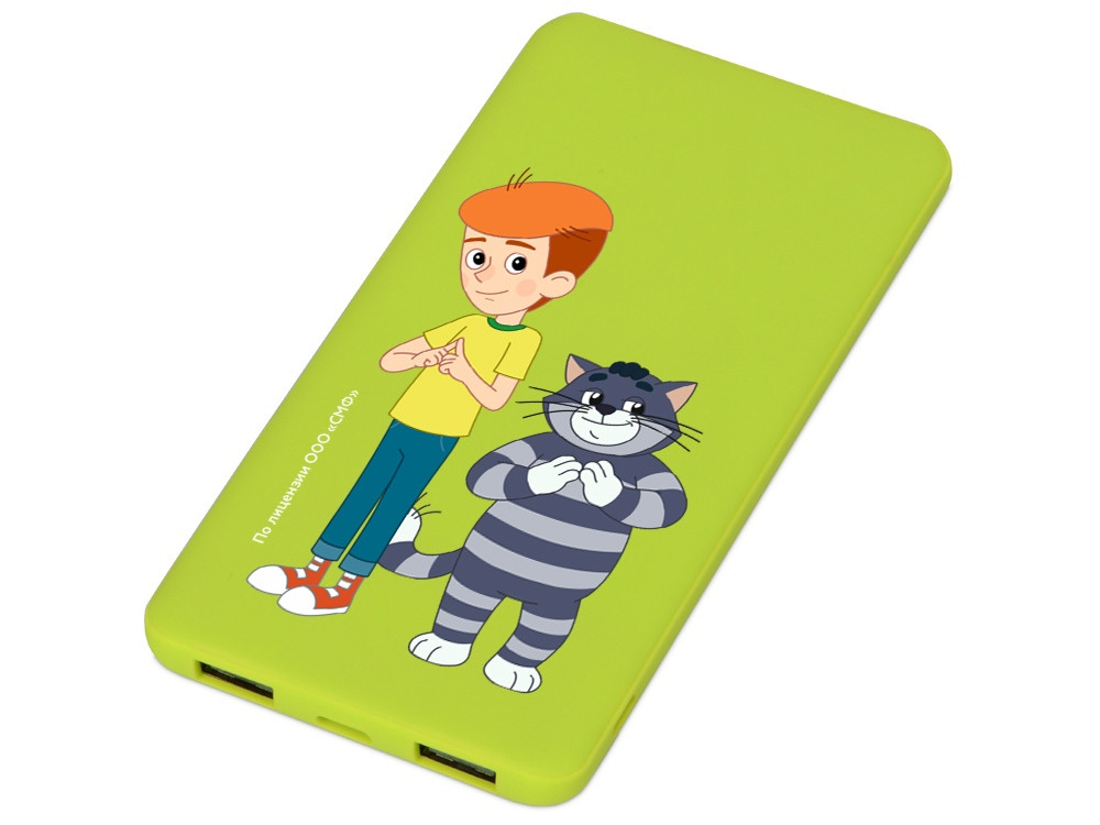 Внешний аккумулятор «Простоквашино», 5000 mAh, зеленое яблоко