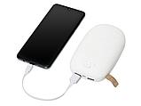 Внешний аккумулятор в форме камня «Stone», 10400 mAh, белый, фото 3