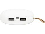 Внешний аккумулятор в форме камня «Stone», 10400 mAh, белый, фото 7
