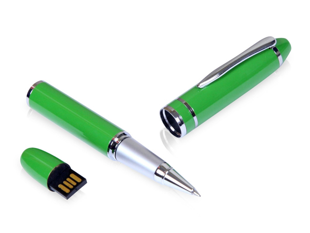 USB-флешка 2.0 8 Гб в виде ручки с мини чипом зеленый